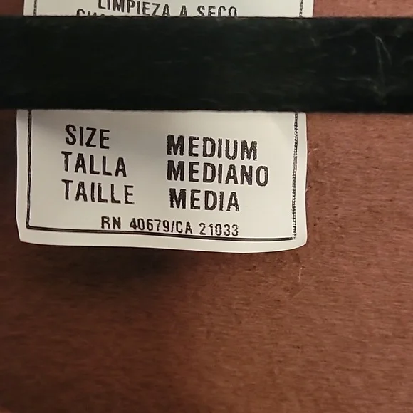 Harve Bernard brown wool cape poncho Sz M New - Picture 5 of 7